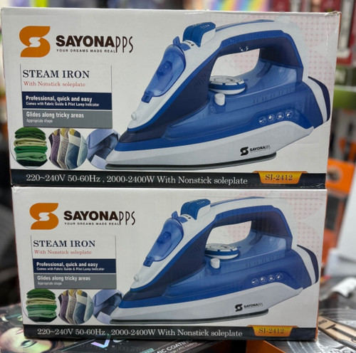 اتو بخار سایونا مدل 2412- 2000SI وات بخار انفجاری قدرتمند