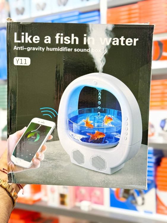 آکواریوم هوشمند چندکاره با بخور، نورپردازی و اسپیکرمدلy11