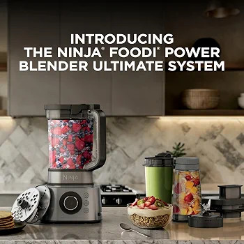 مخلوطکن و غذاساز قدرتمند نینجا فودی (Ninja Foodi Power Blender Ultimate System) | ۱۲۰۰ وات