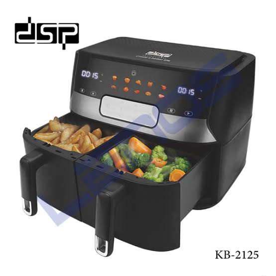 سرخ‌کن دو قلو 10لیتری  بدون روغن DSP مدل KB2125