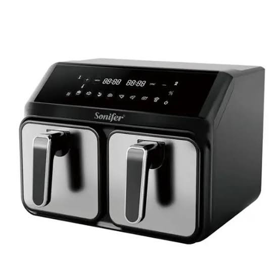 سرخکن دو قلو بدون روغن 8لیتری سونیفر مدل SF-1038
