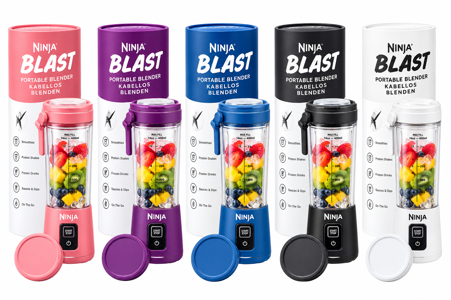 شیکر شارژی نینجا3درب مدل Ninja Blast BC151