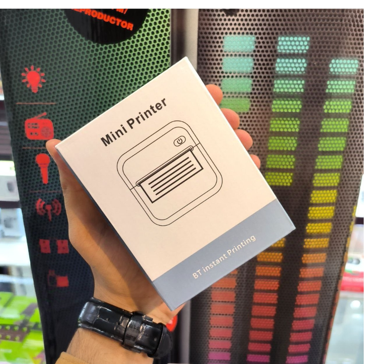 پرینتر لیبلزن حرارتی قابل حمل شارژی Mini Printer | پرینتر جیبی بلوتوثی