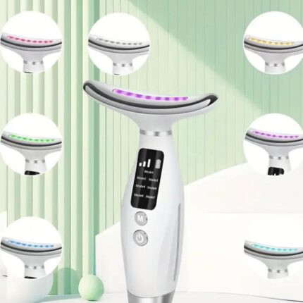 ماساژور لیفت صورت مدل Neck Beauty Device دارای 7نوردرمانی