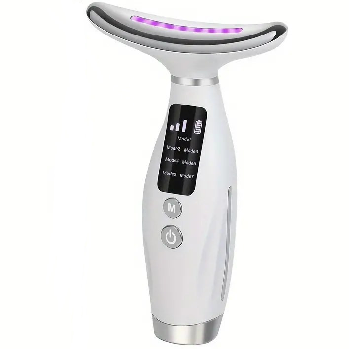 ماساژور لیفت صورت مدل Neck Beauty Device دارای 7نوردرمانی