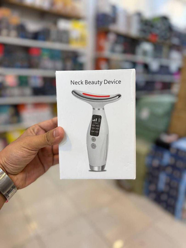 ماساژور لیفت صورت مدل Neck Beauty Device دارای 7نوردرمانی