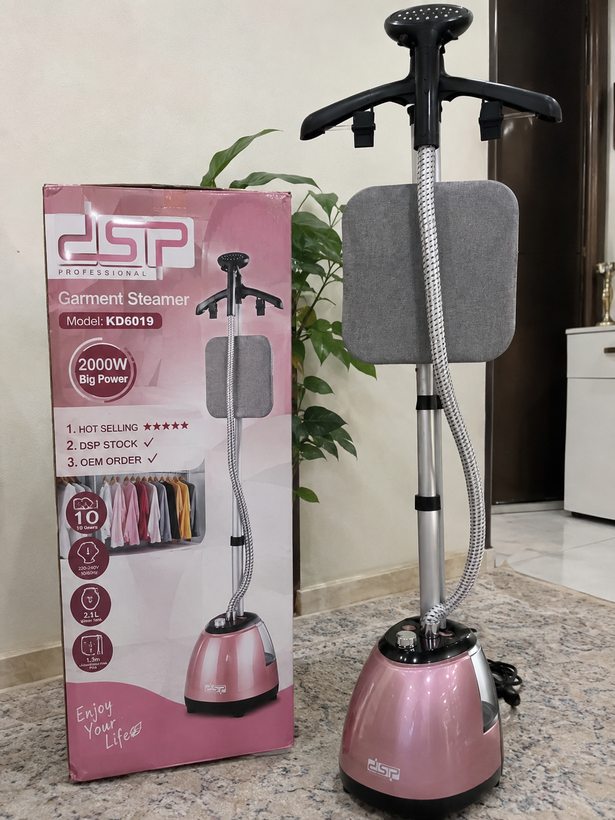 بخارگر لباس DSP KD6019 با توان 2000 وات و مخزن آب 2.1 لیتری